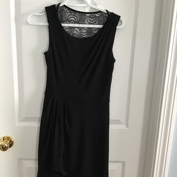 Lace back black cocktail dress - Picture 2 of 3